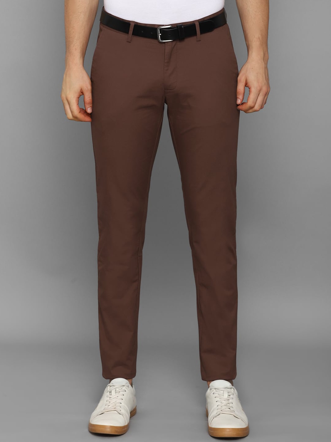 

Allen Solly Men Brown Slim Fit Trouser