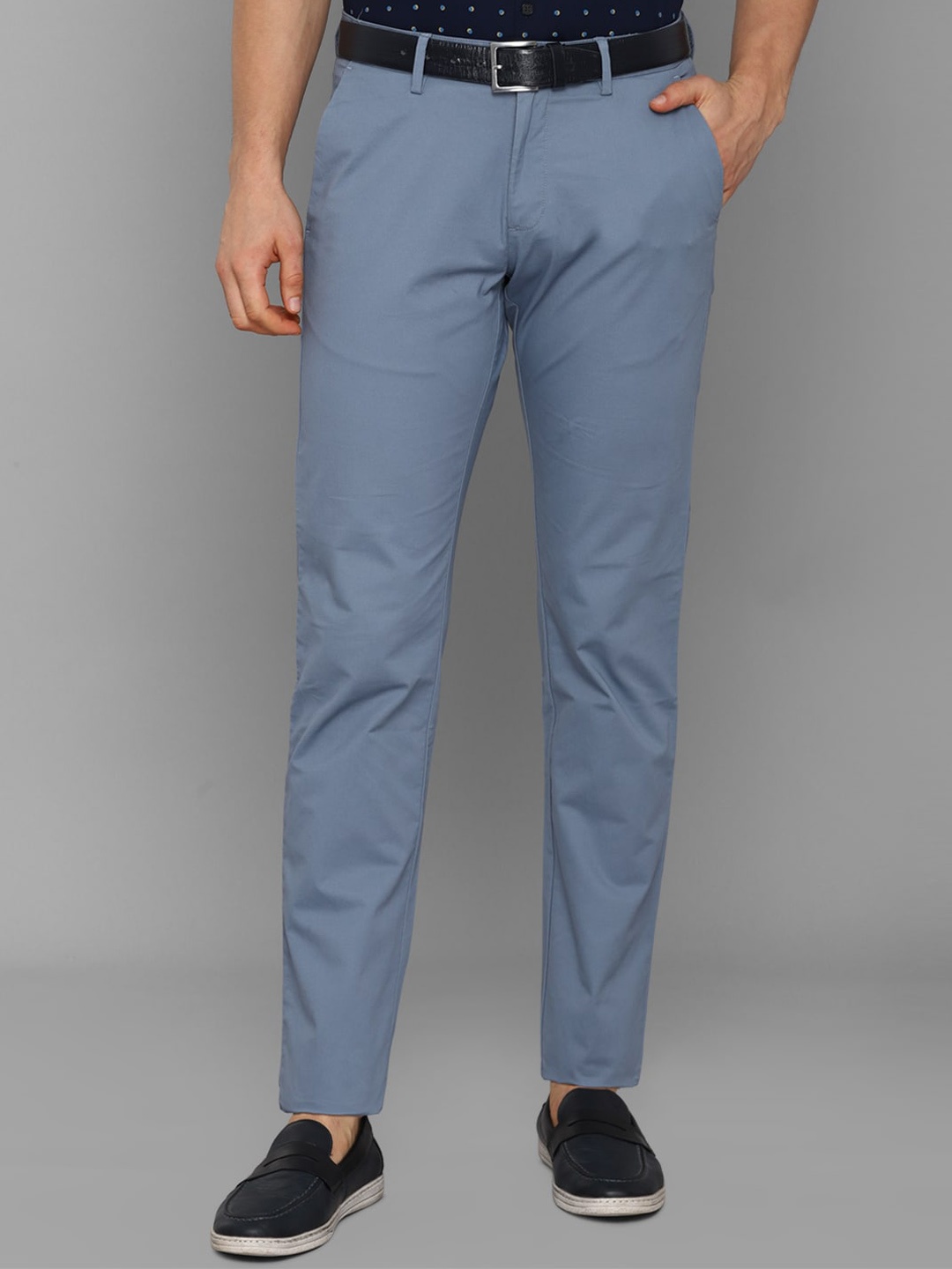 Allen Solly Men Blue Slim Fit Trouser