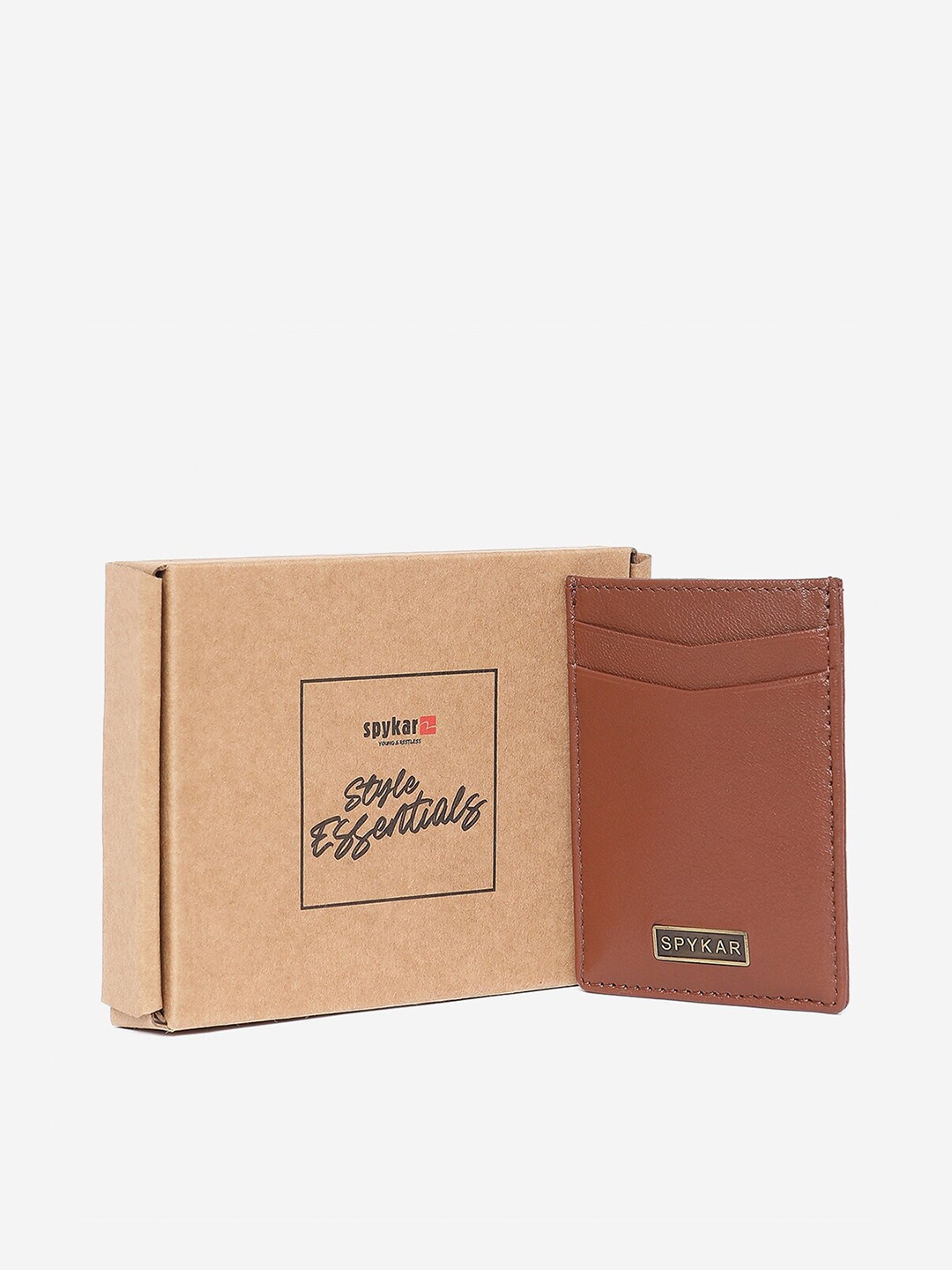 

SPYKAR Men Leather Card Holder, Tan