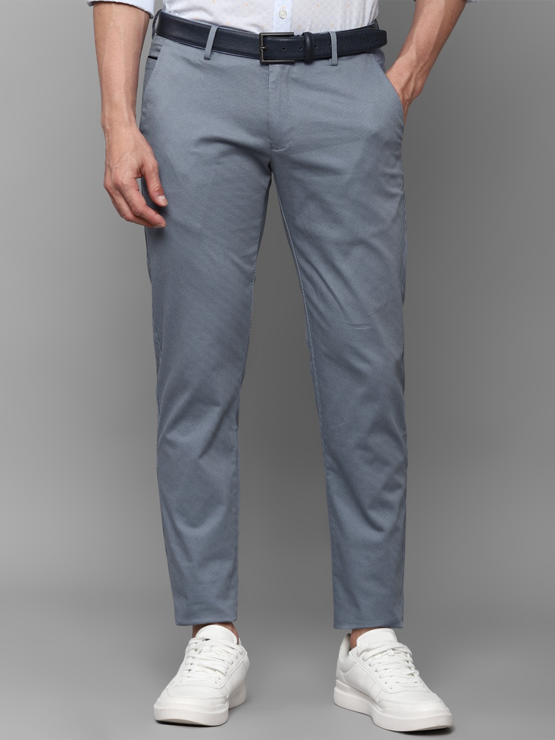 

Allen Solly Men Blue Slim Fit Trousers