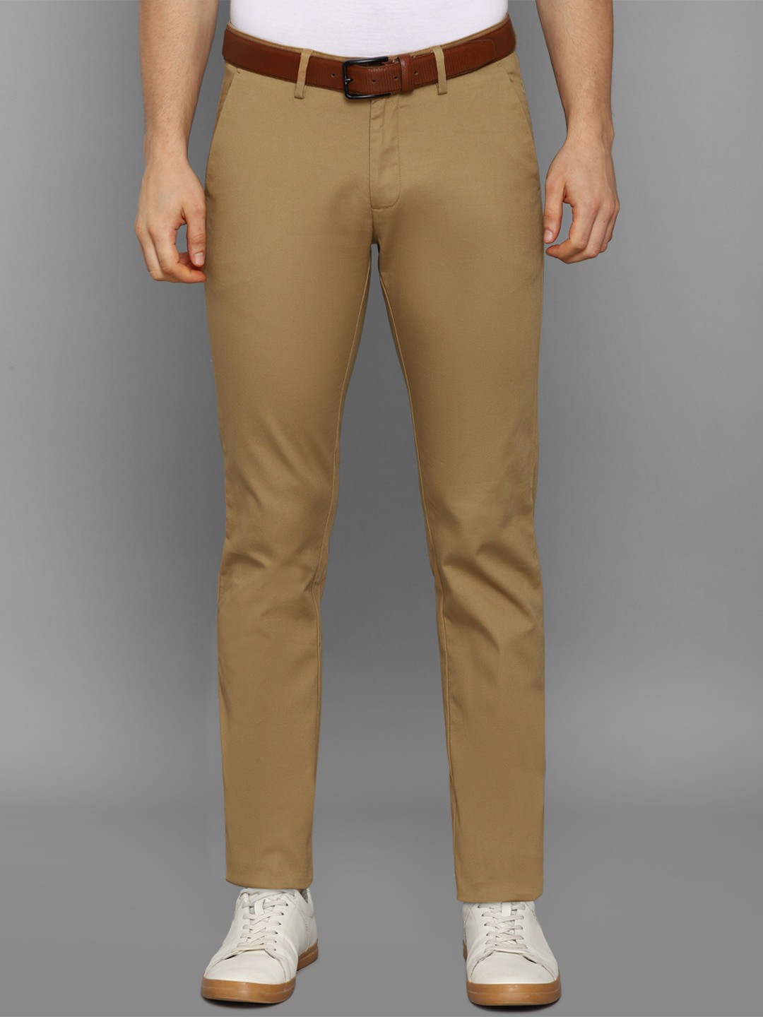 

Allen Solly Men Brown Slim Fit Casual Trousers