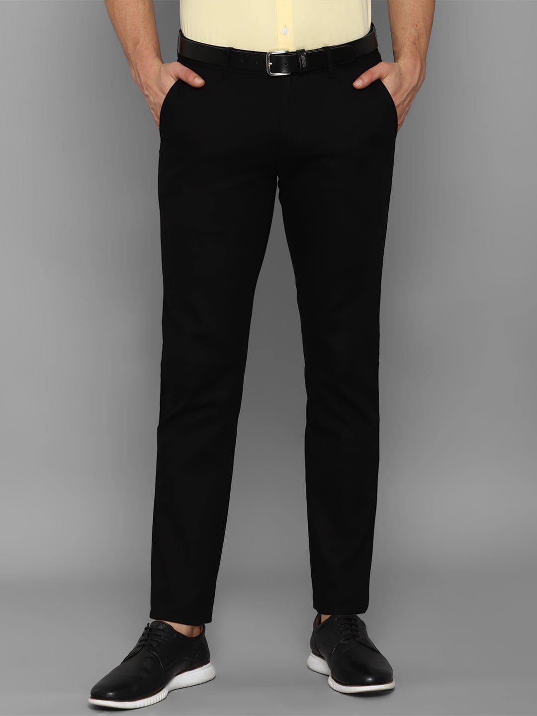 

Allen Solly Men Black Slim Fit Chinos Trousers