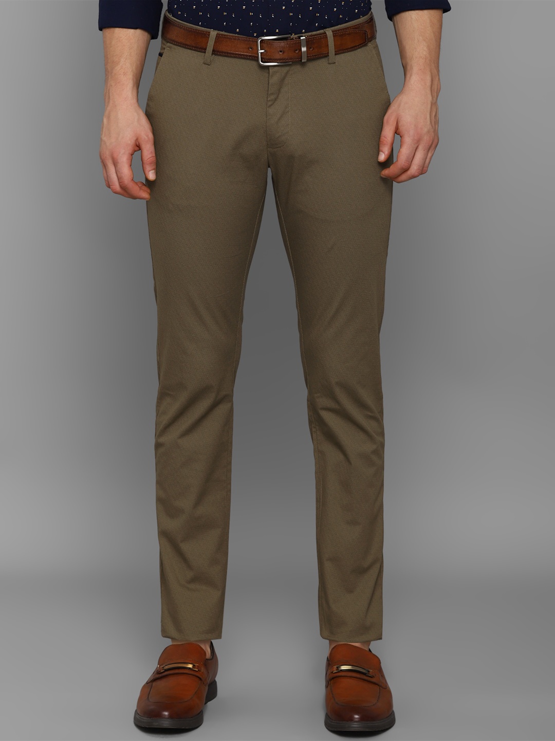 

Allen Solly Men Brown Slim Fit Trouser
