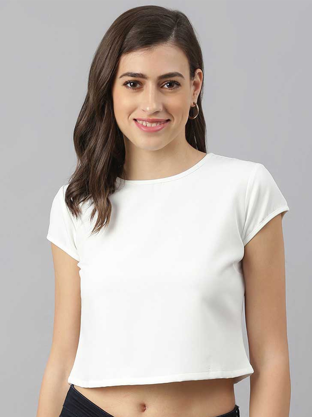 

Xpose White Crop Top