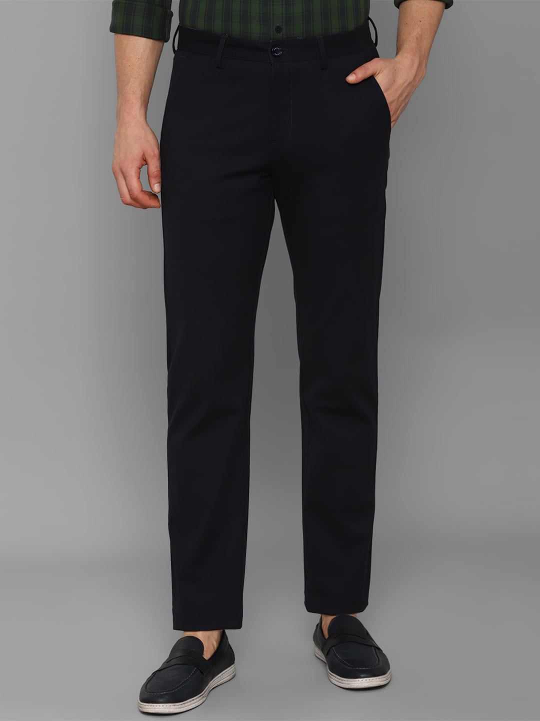 

Allen Solly Men Black Trousers