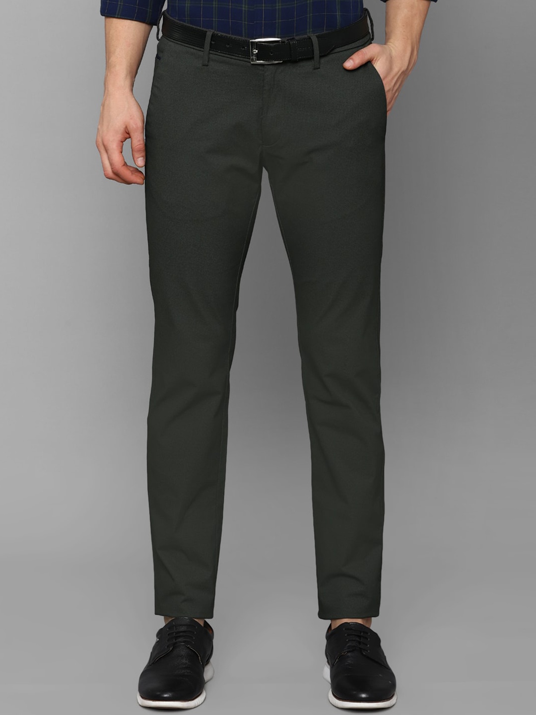 

Allen Solly Men Green Slim Fit Trousers