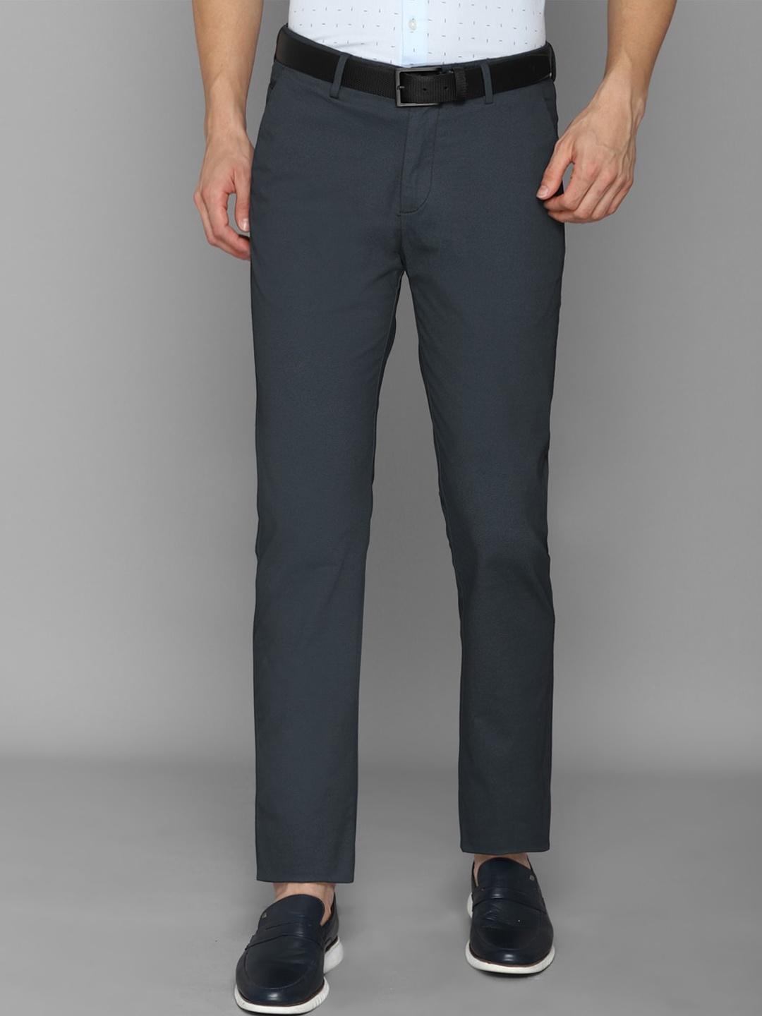 

Allen Solly Men Grey Trousers