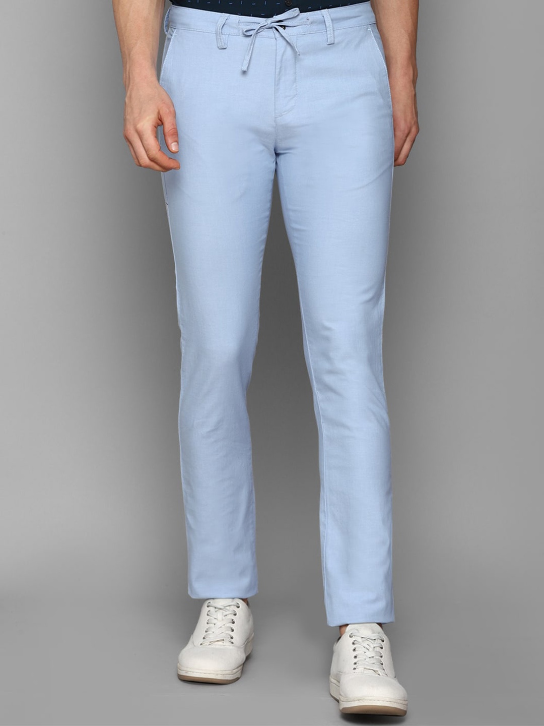 Allen Solly Men Blue Slim Fit Trousers