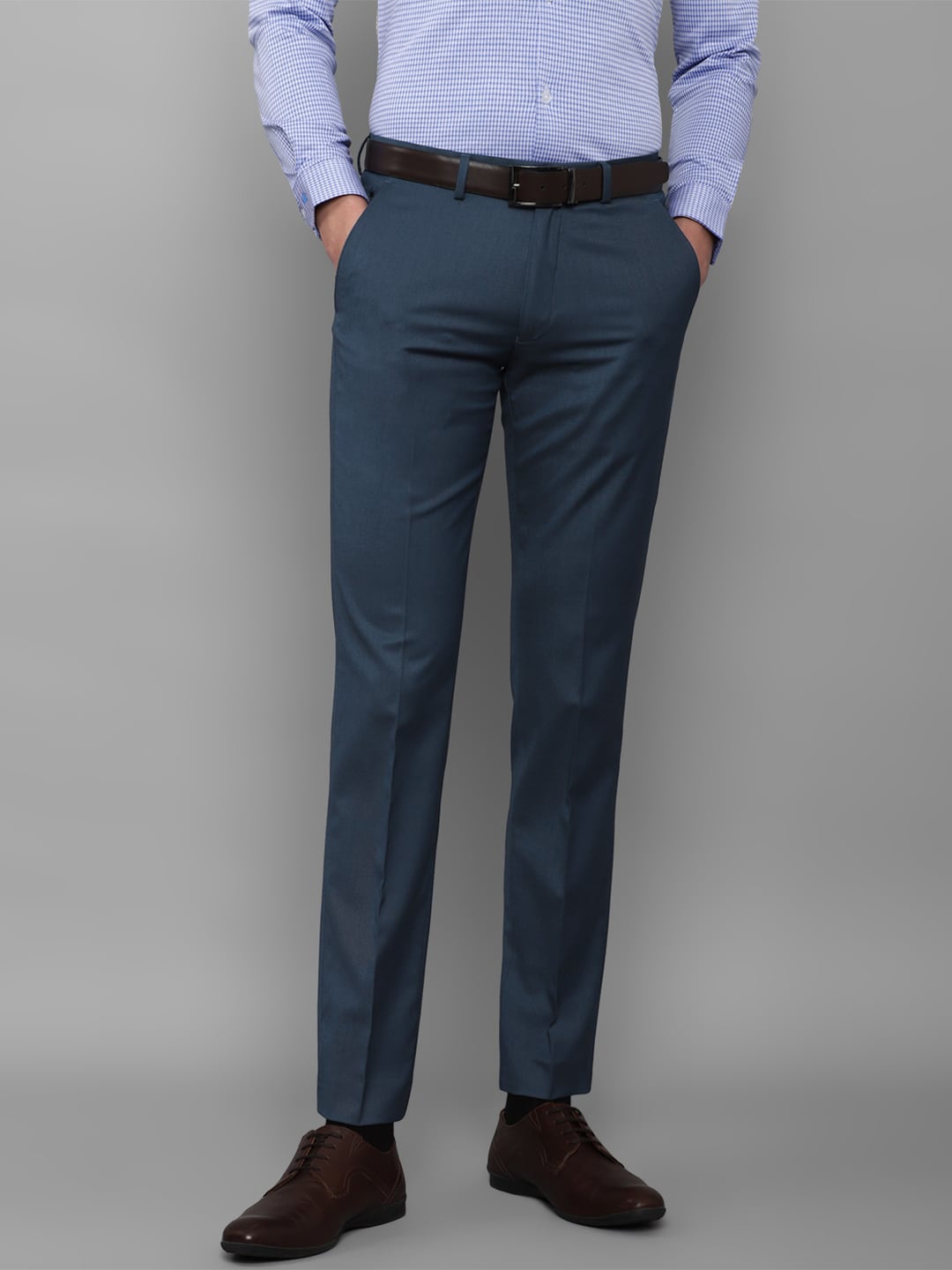 

Louis Philippe Men Navy Blue Trousers