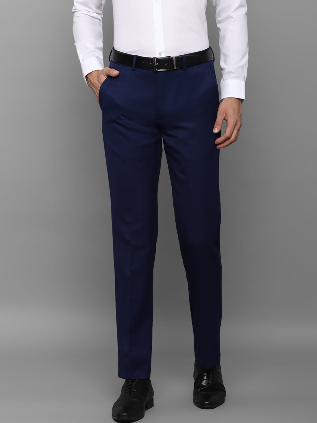

Louis Philippe Men Navy Blue Trousers