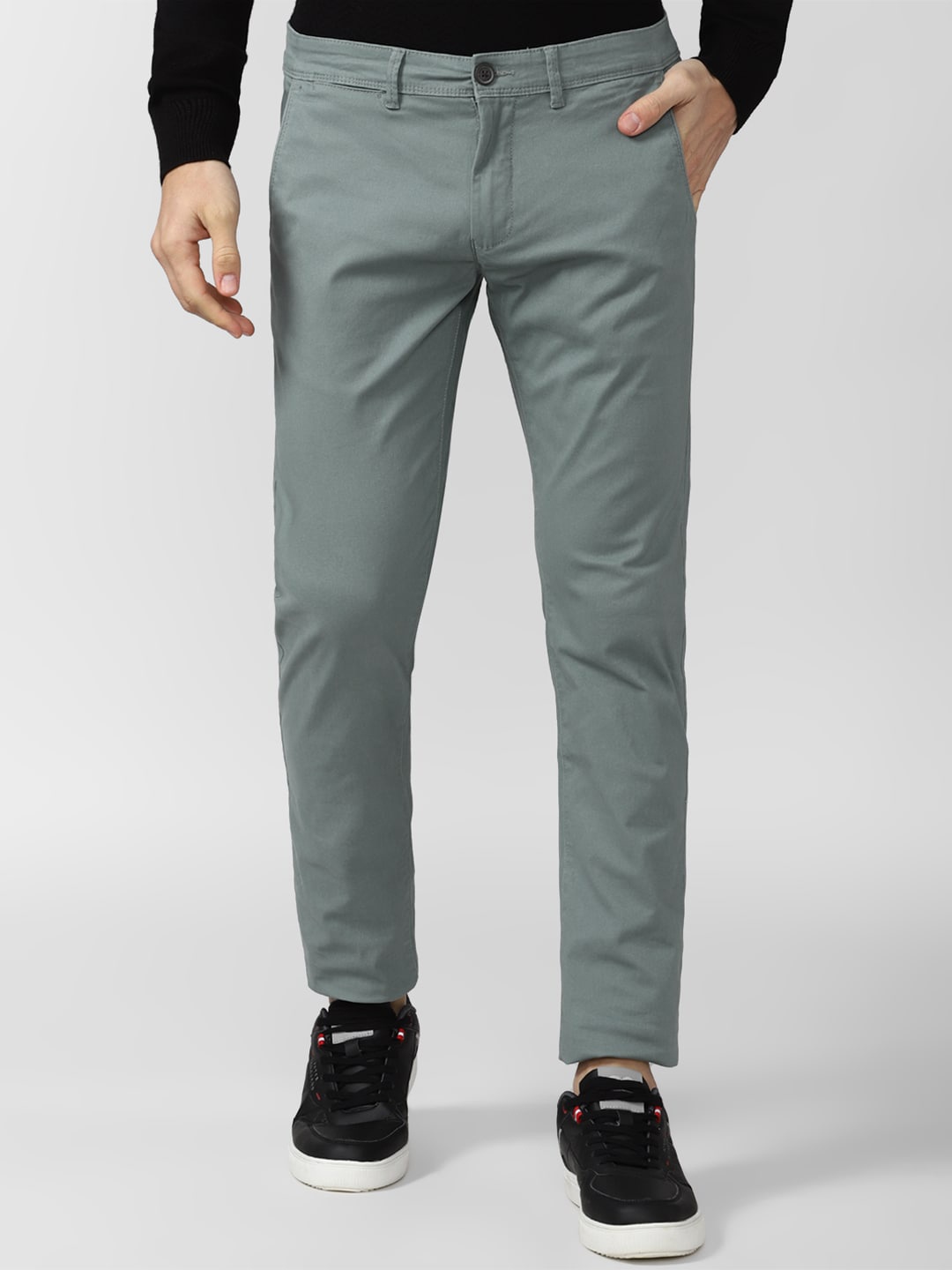 

Peter England Casuals Men Blue Skinny Fit Trouser
