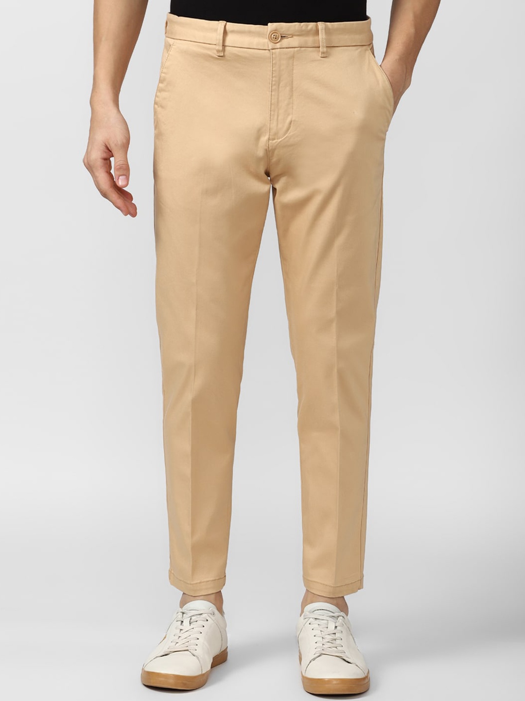 

Peter England Casuals Men Khaki Slim Fit Chinos Trouser