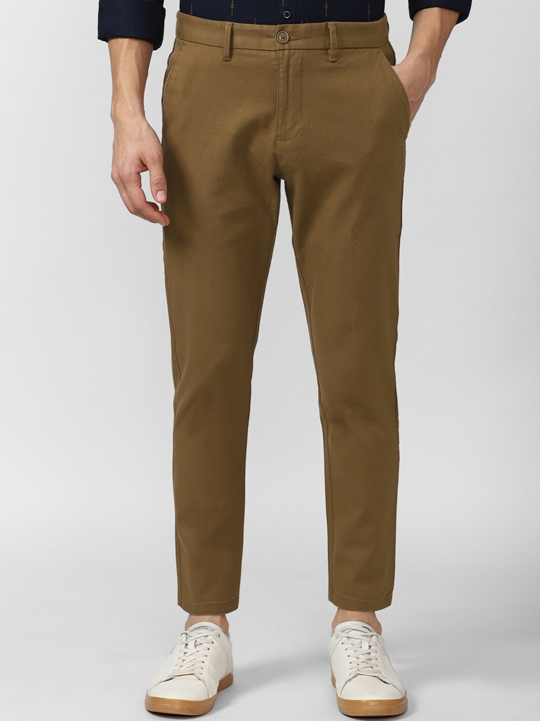 

Peter England Casuals Men Brown Slim Fit Trouser