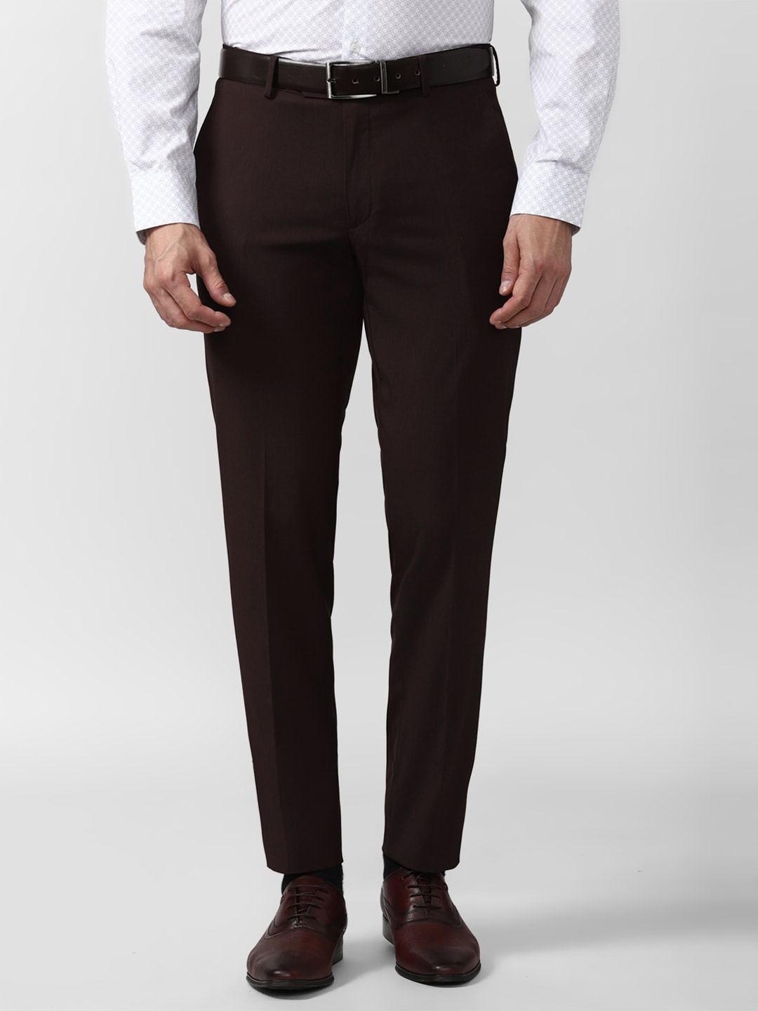 

Peter England Casuals Men Brown Slim Fit Trouser