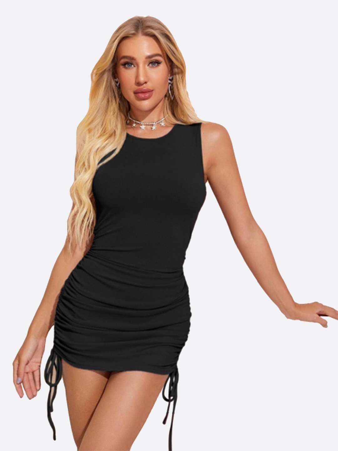 

LONDON BELLY Black Bodycon Mini Dress