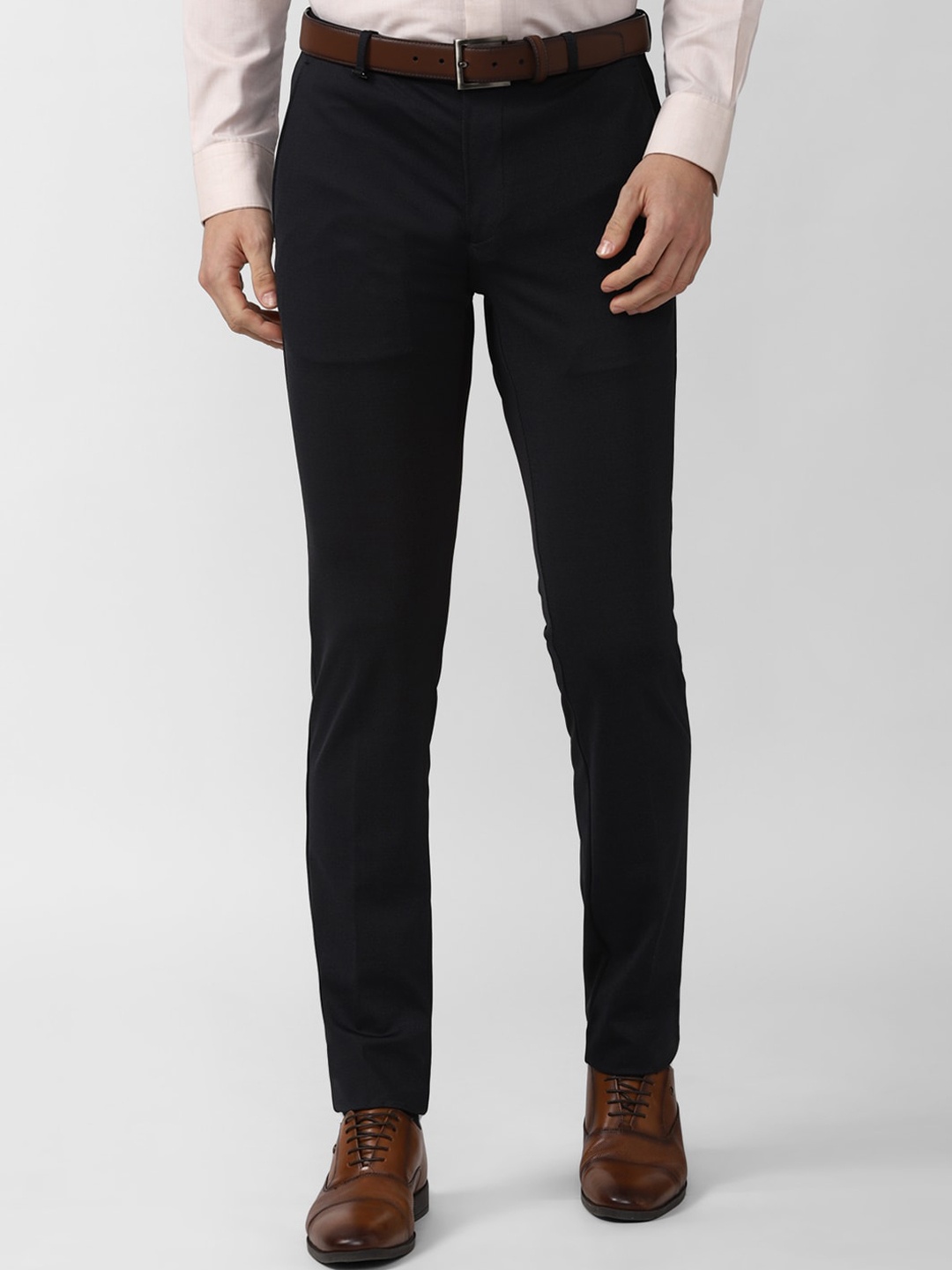 

Van Heusen Men Black Slim Fit Formal Trouser