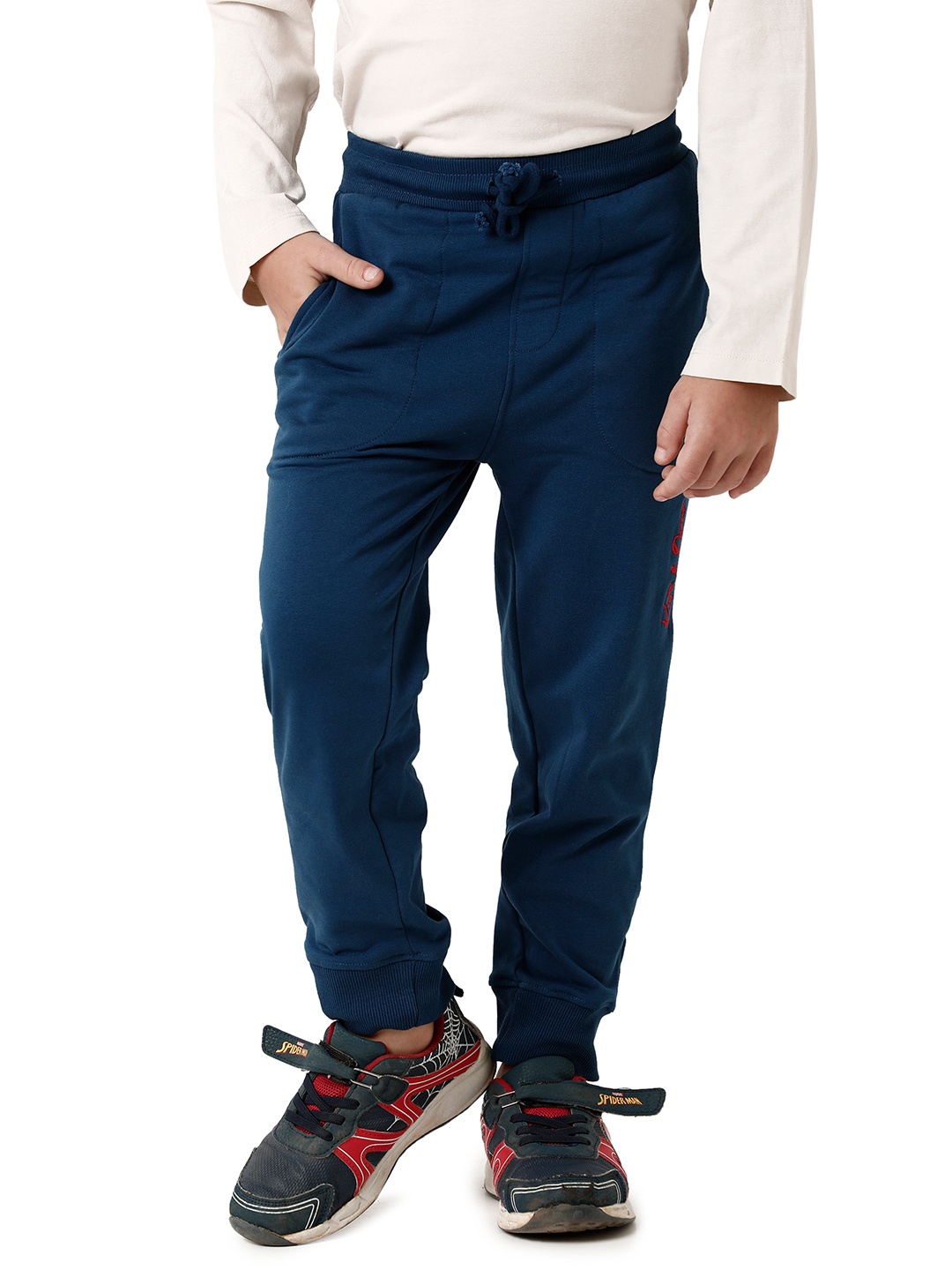 

KATE & OSCAR Boys Navy Blue Track Pant