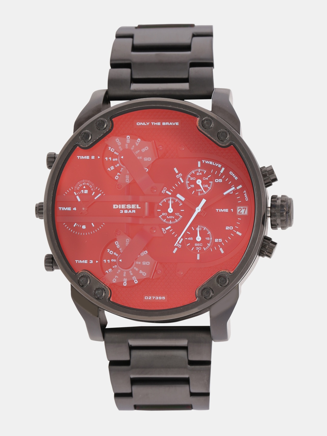 

DIESEL Men Red Multitone Analogue Watch DZ7395I