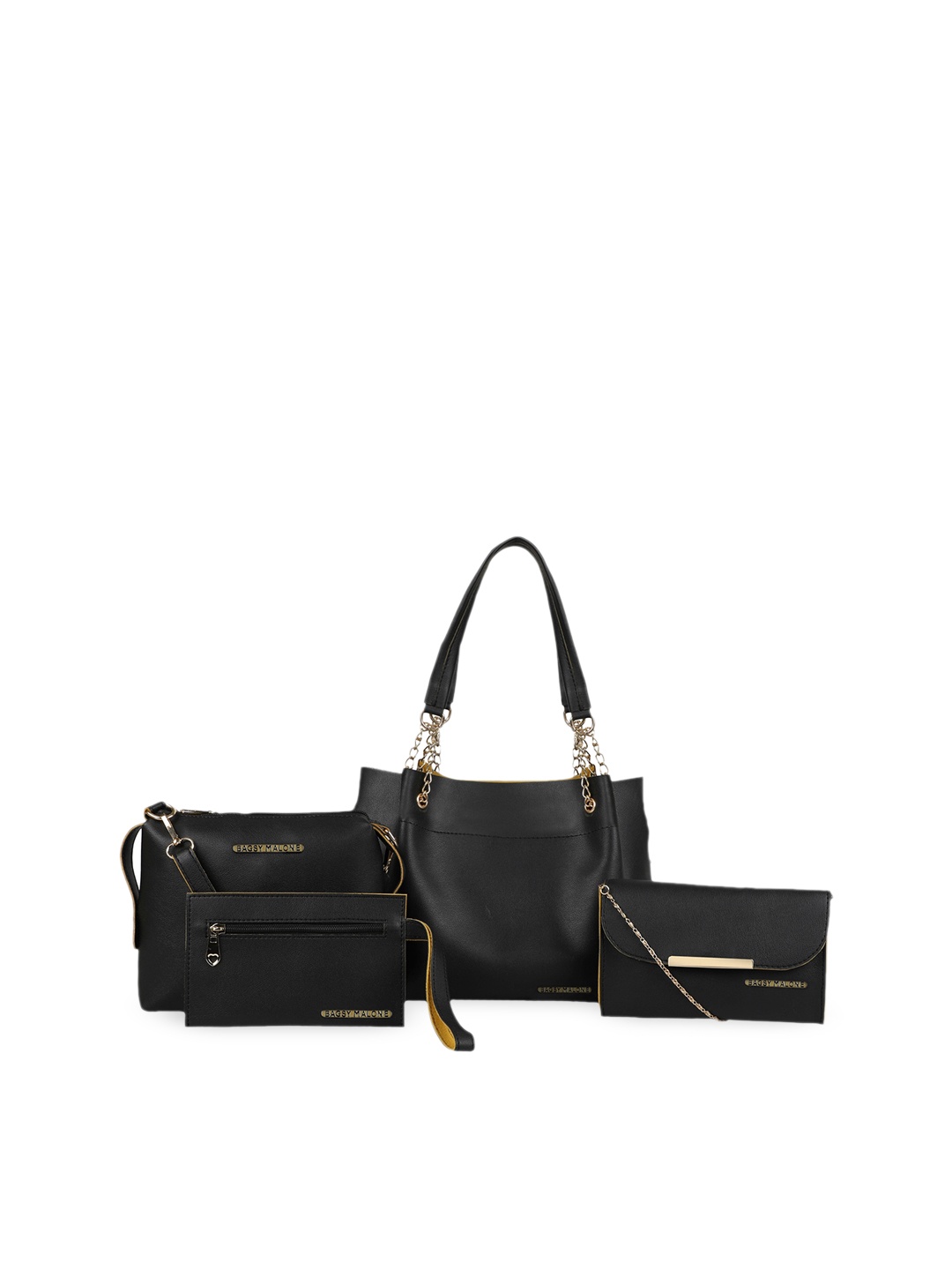 

Bagsy Malone Women Set of 4 Hand Bags, Black