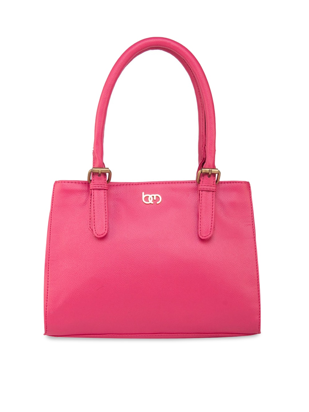 

Bagsy Malone Women PU Structured Handheld Bag, Pink