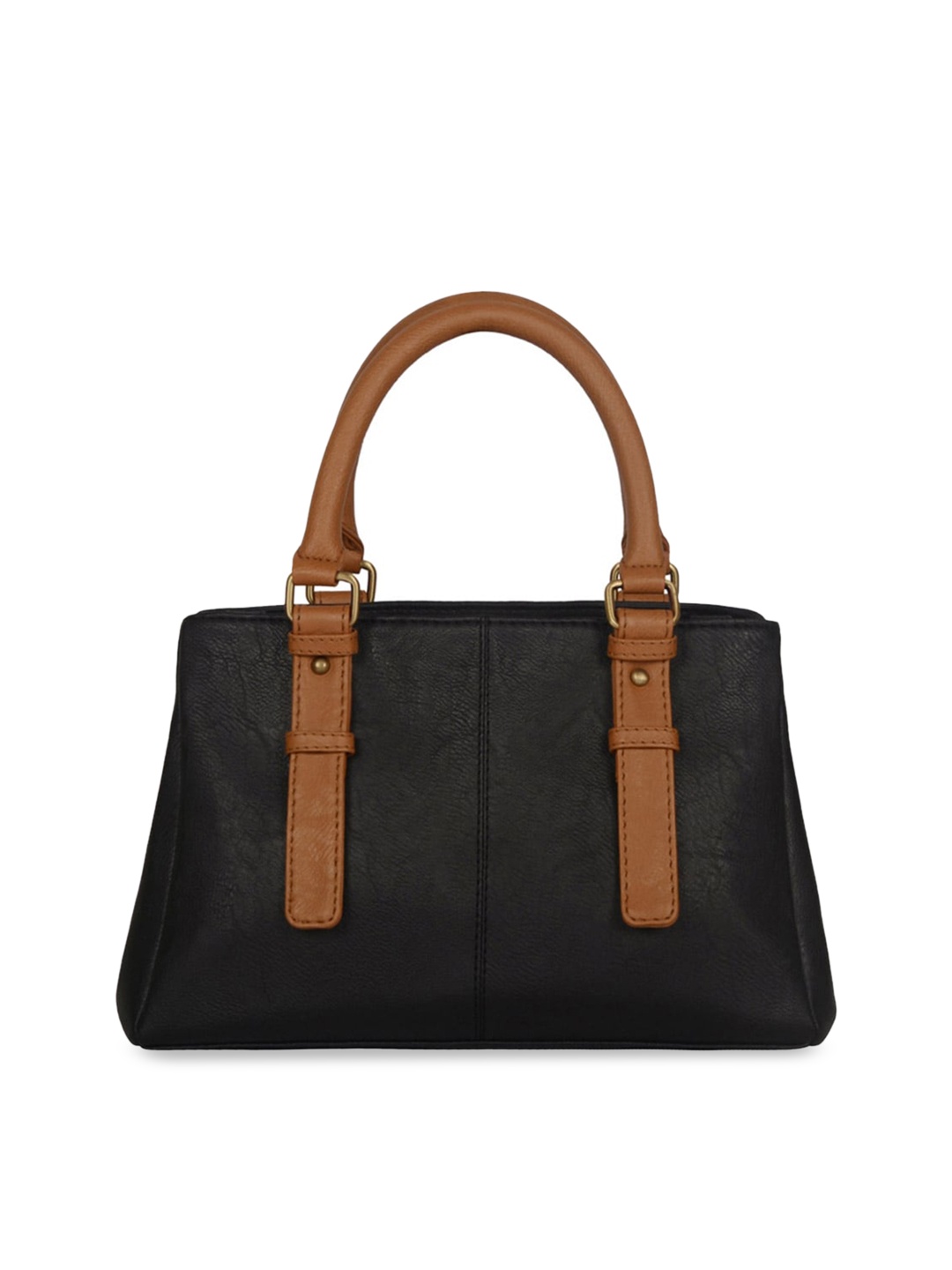 

Bagsy Malone Women PU Structured Shoulder Bag, Black