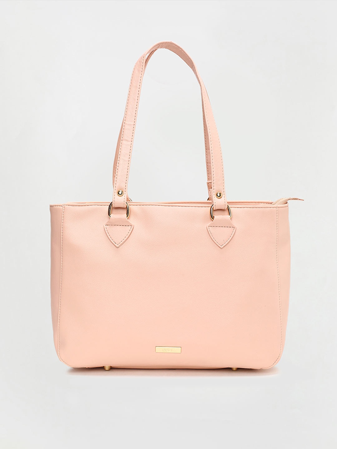

CODE by Lifestyle Women Shopper Shoulder Bag with Buckled Detail, Pink