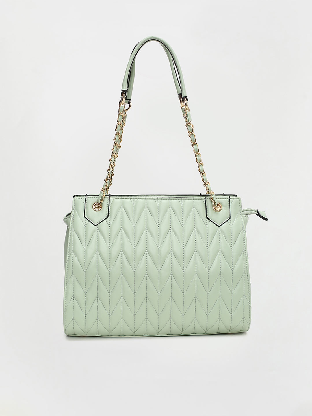 

CODE by Lifestyle Blue Structured Handheld Bag with Quilted