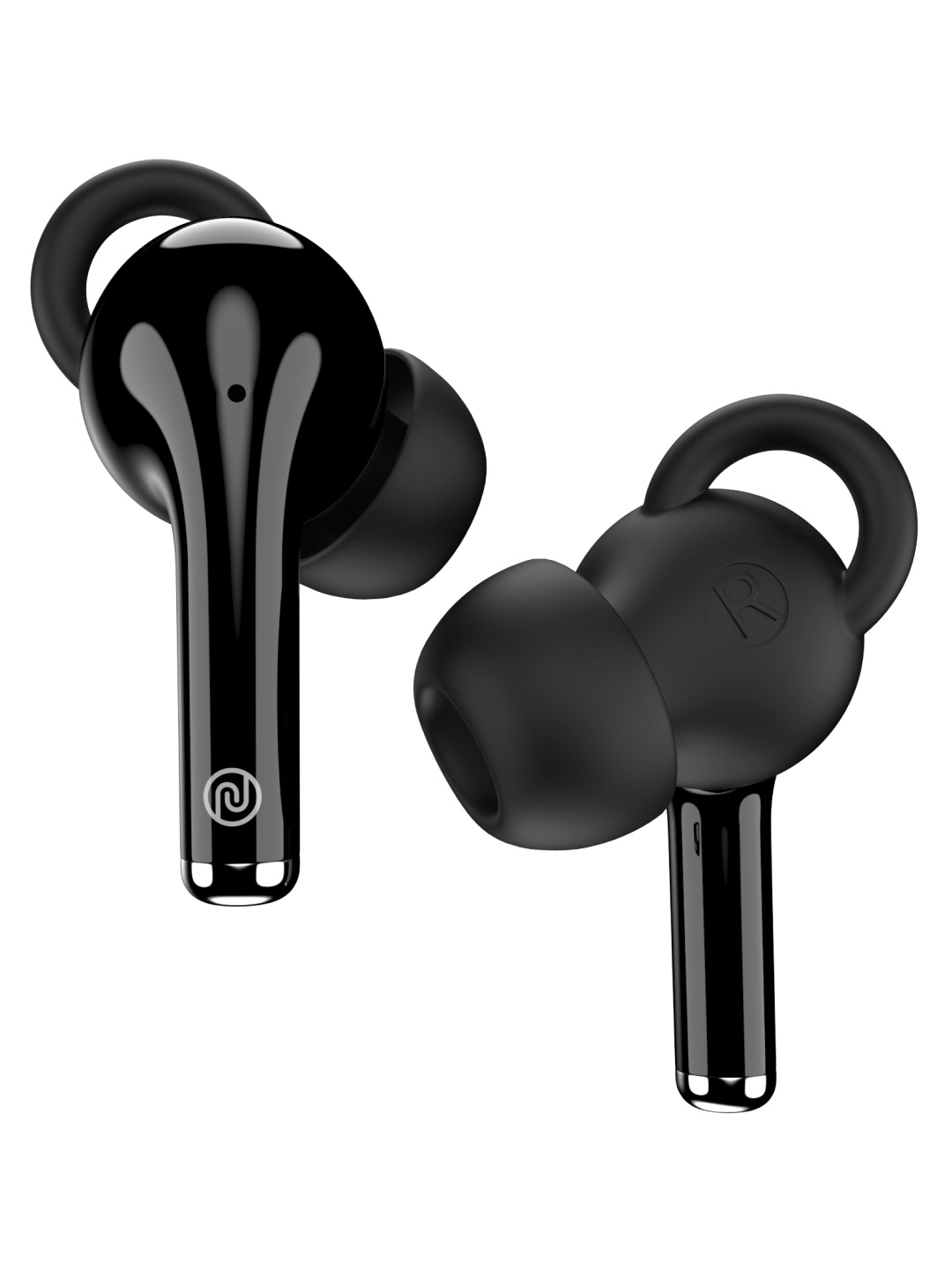 

NOISE Bare Buds Truly Wireless Earbuds with 24hrs playtime & ENC with Quad Mic - Black