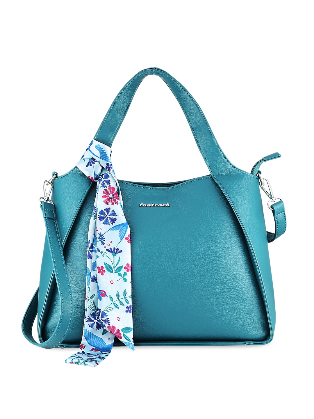 

Fastrack Teal PU Shopper Shoulder Bag