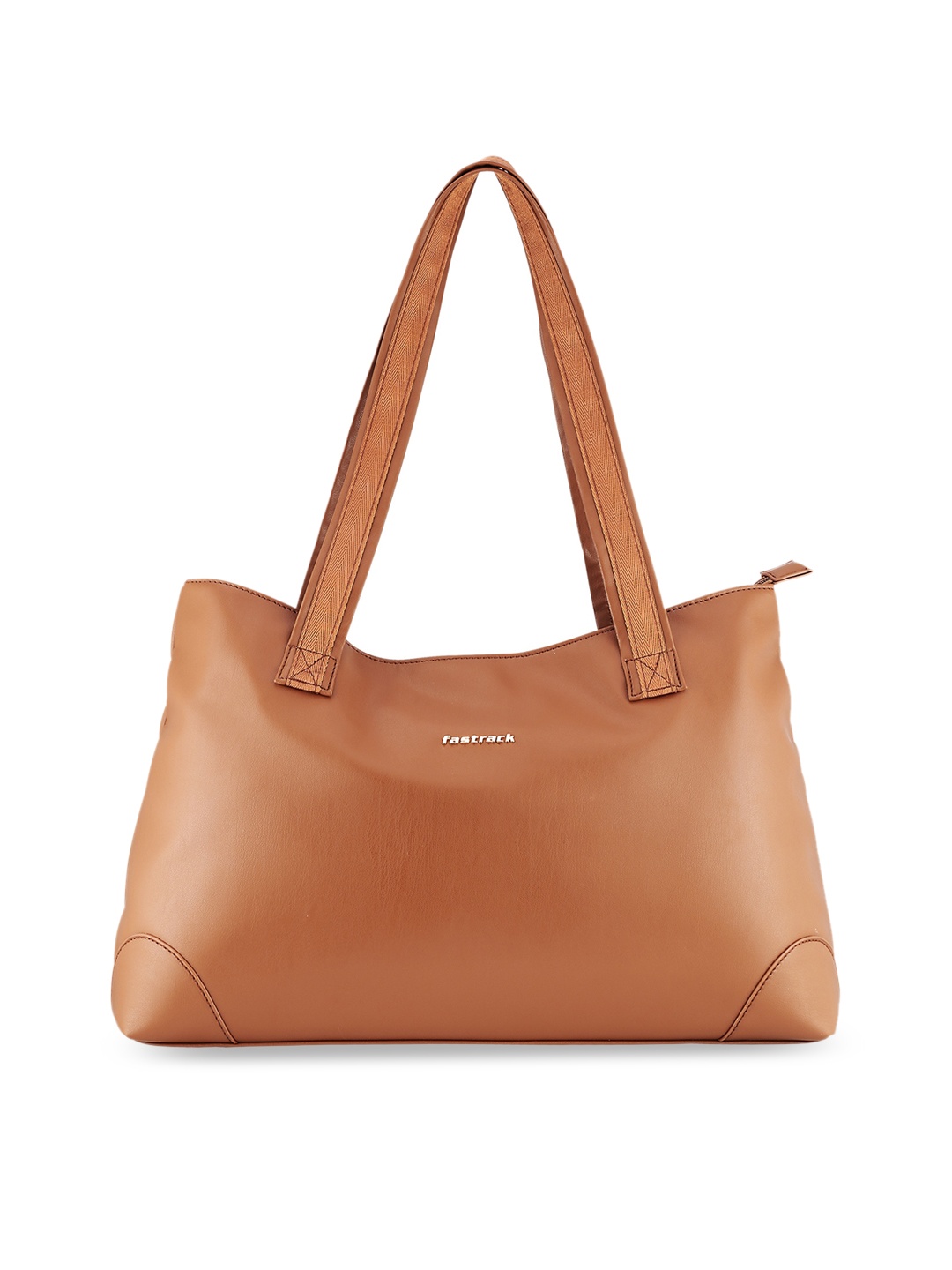 

Fastrack Women PU Structured Shoulder Bag, Tan