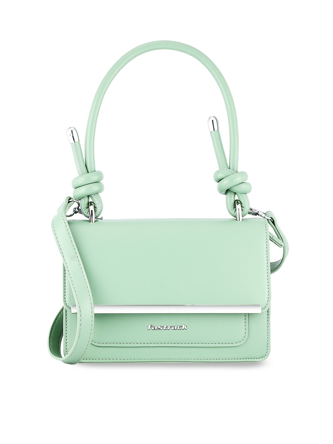 

Fastrack Women Olive Green PU Structured Satchel