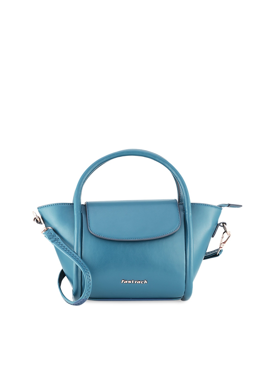 

Fastrack Women Teal PU Swagger Satchel Bag