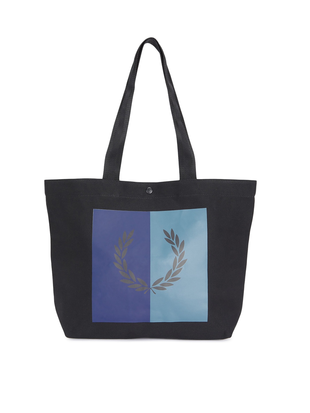 

Fred Perry Printed Shopper Tote Bag, Black