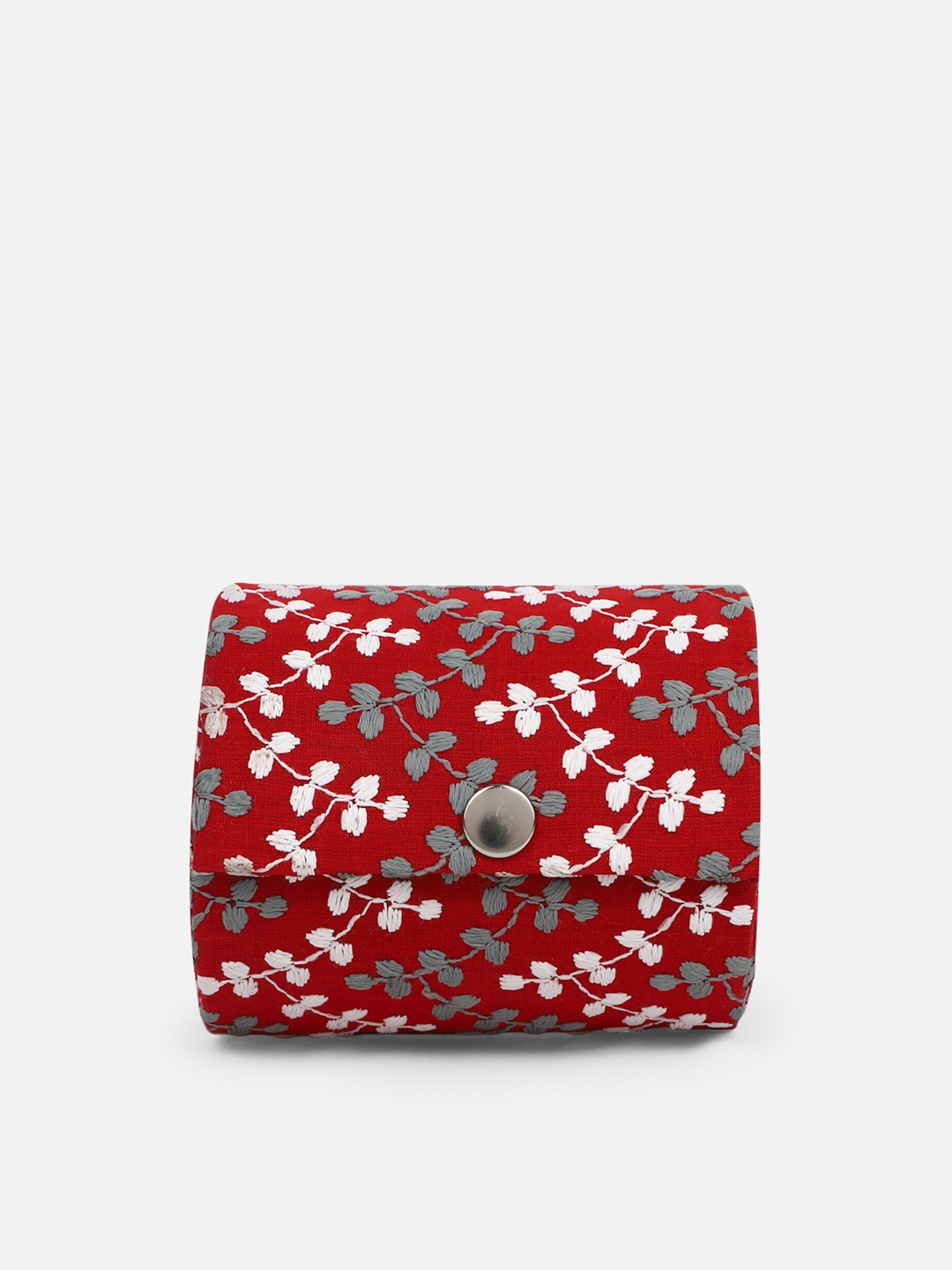 

Aditi Wasan Women Red Printed Bangle Organizer Box