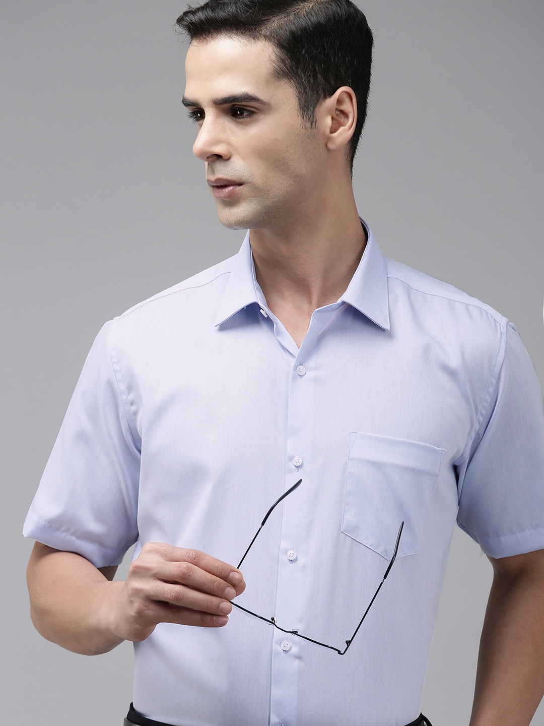 

Van Heusen Custom Pure Cotton Formal Shirt, Blue
