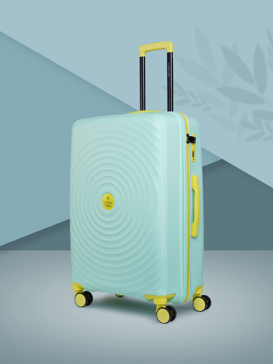 

Nasher Miles Goa Hard-Sided Polypropylene Check-In Luggage 75cm Trolley Bag, Green