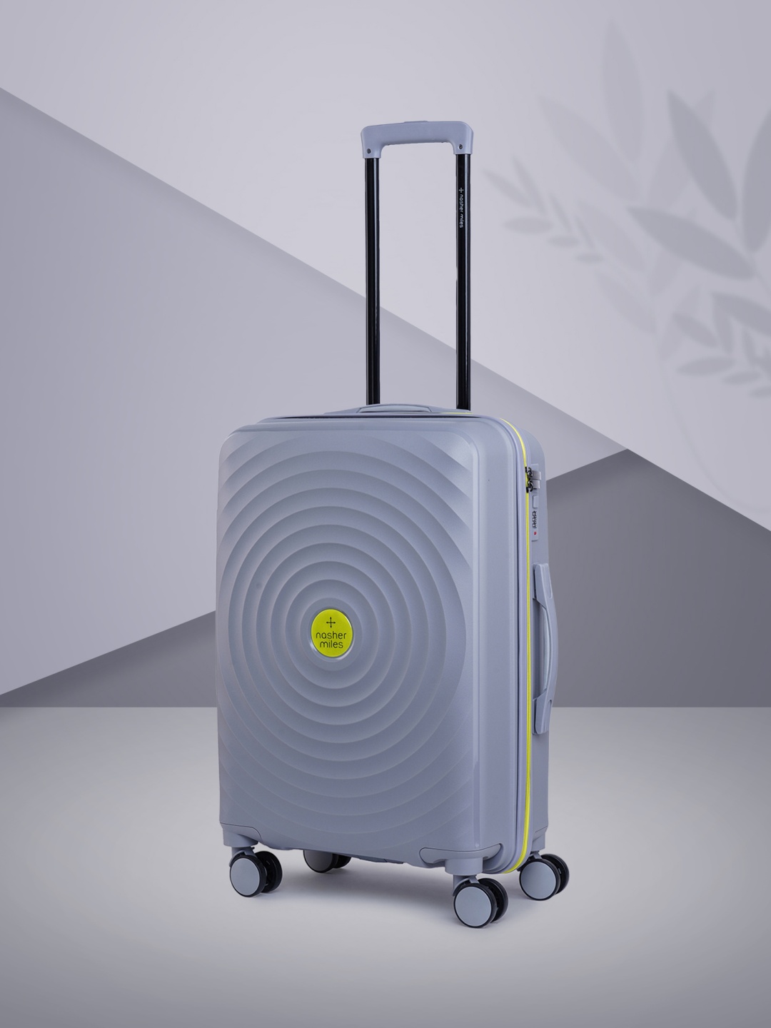 

Nasher Miles Goa Textured Hard-sided Cabin Trolley Bag- 55 cm, Grey