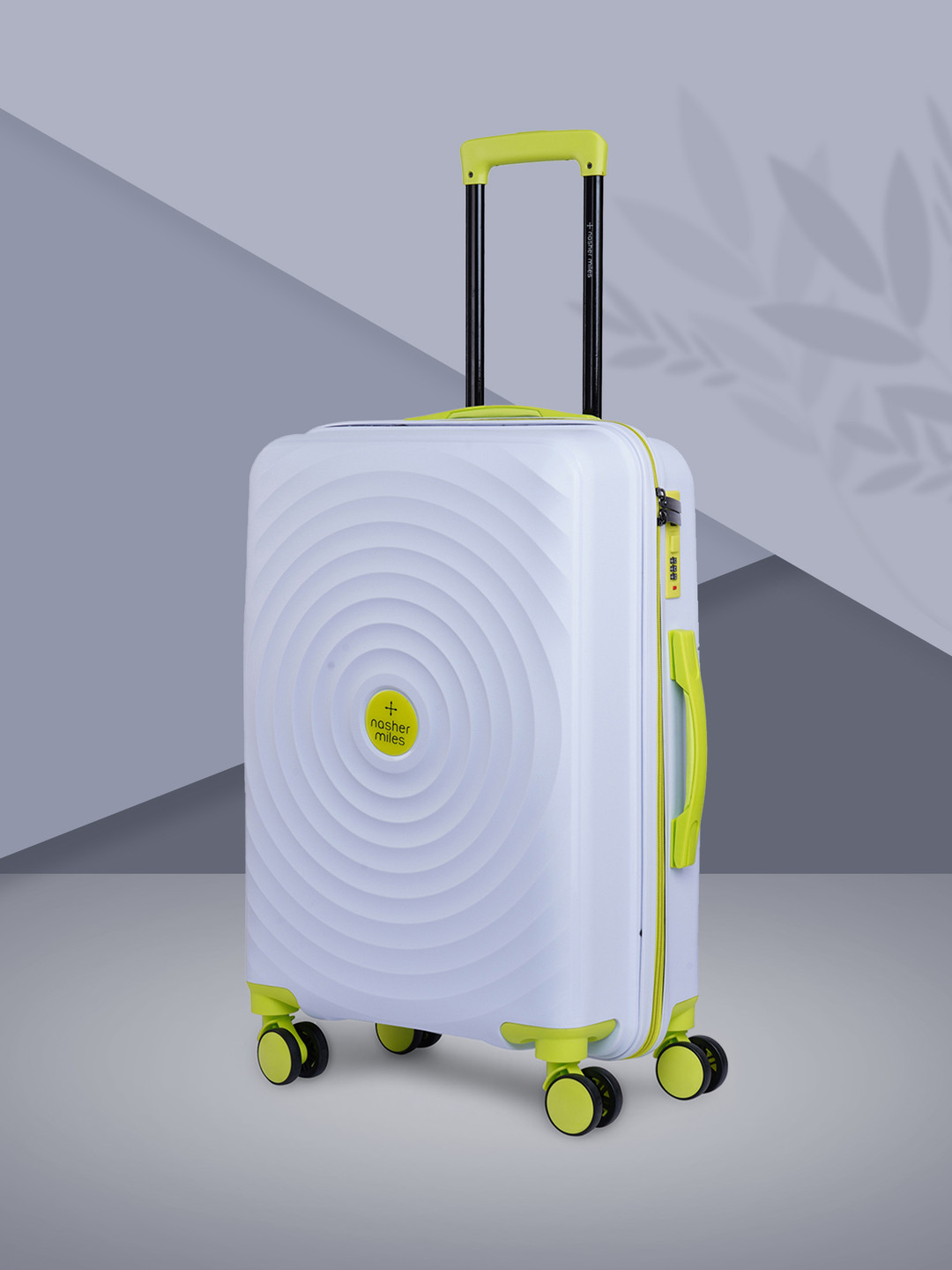 

Nasher Miles Goa Textured Trolley Bag- 75 cm, Lavender