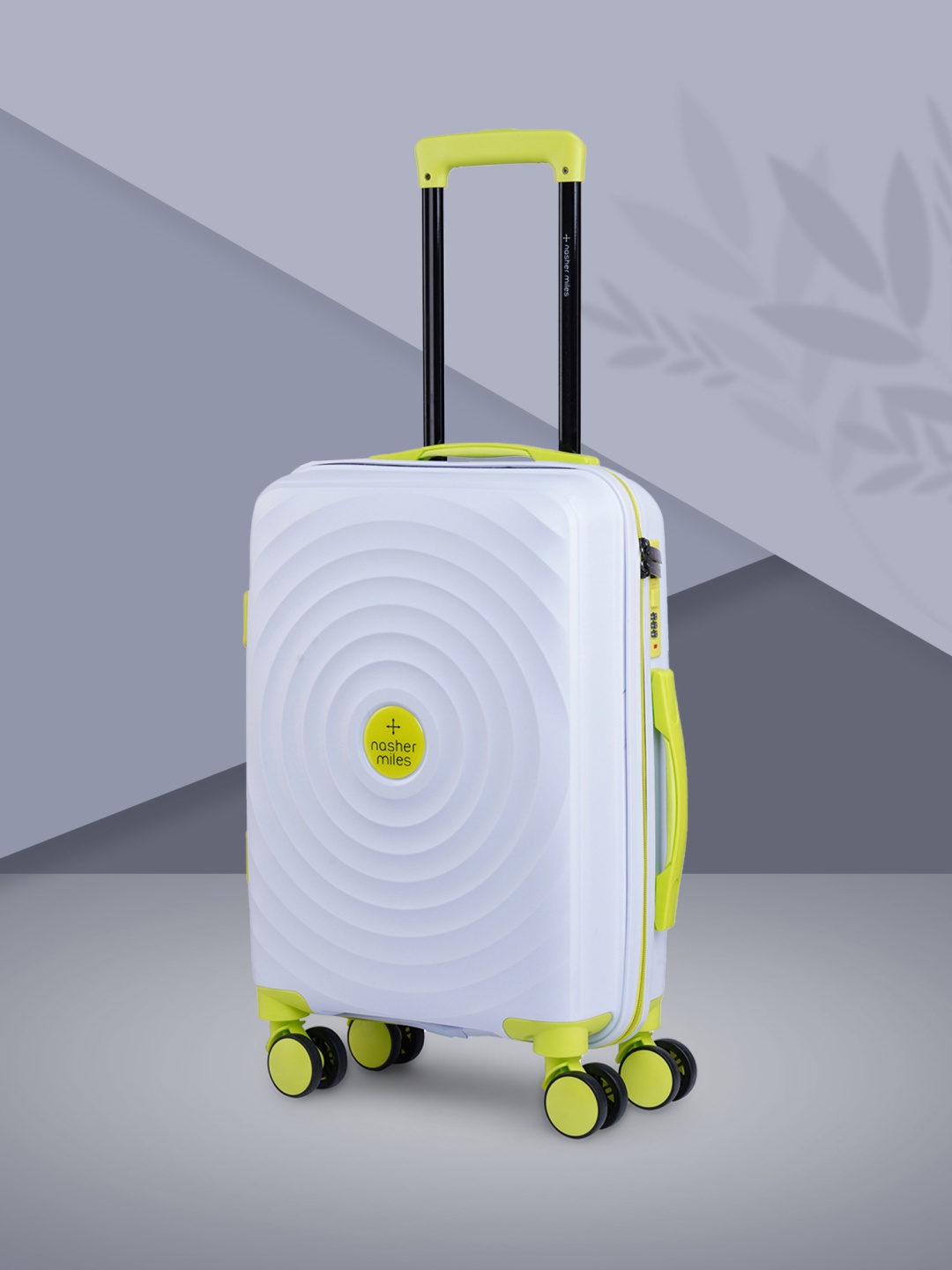

Nasher Miles Goa Textured Trolley Bag- 55 cm, Lavender