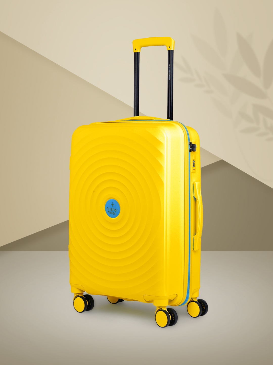 

Nasher Miles Goa Textured Hard-sided Trolley Bag- 75 cm, Yellow