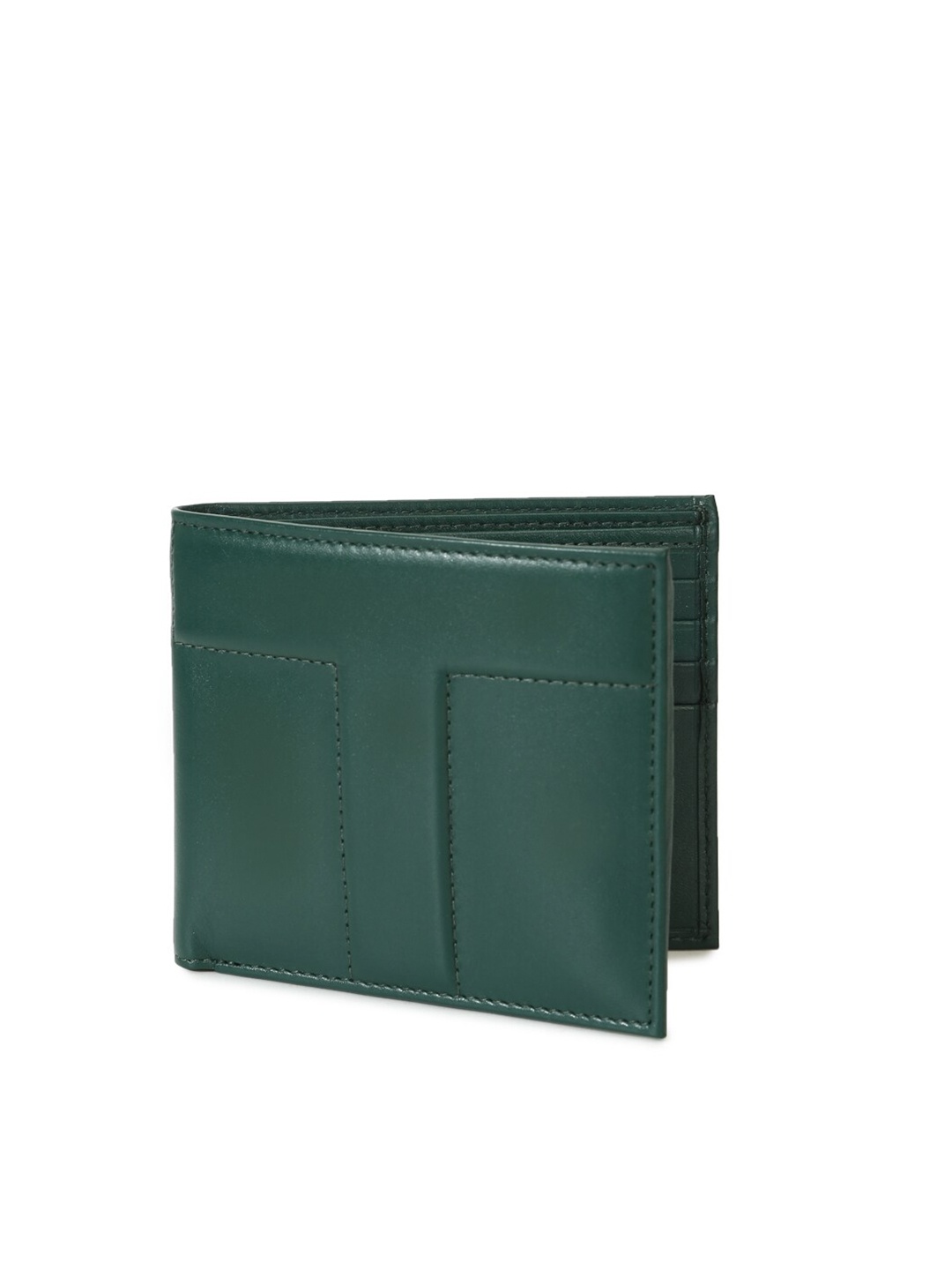 

Ted Baker Men Leather Two Fold Wallet, Green