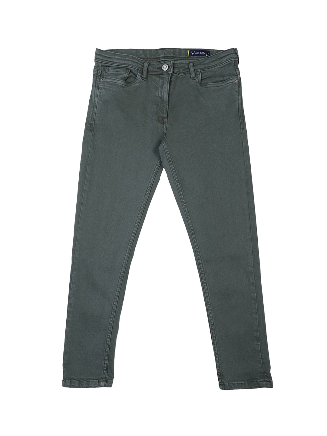 

Allen Solly Junior Girls Grey Slim Fit Low Distress Jeans