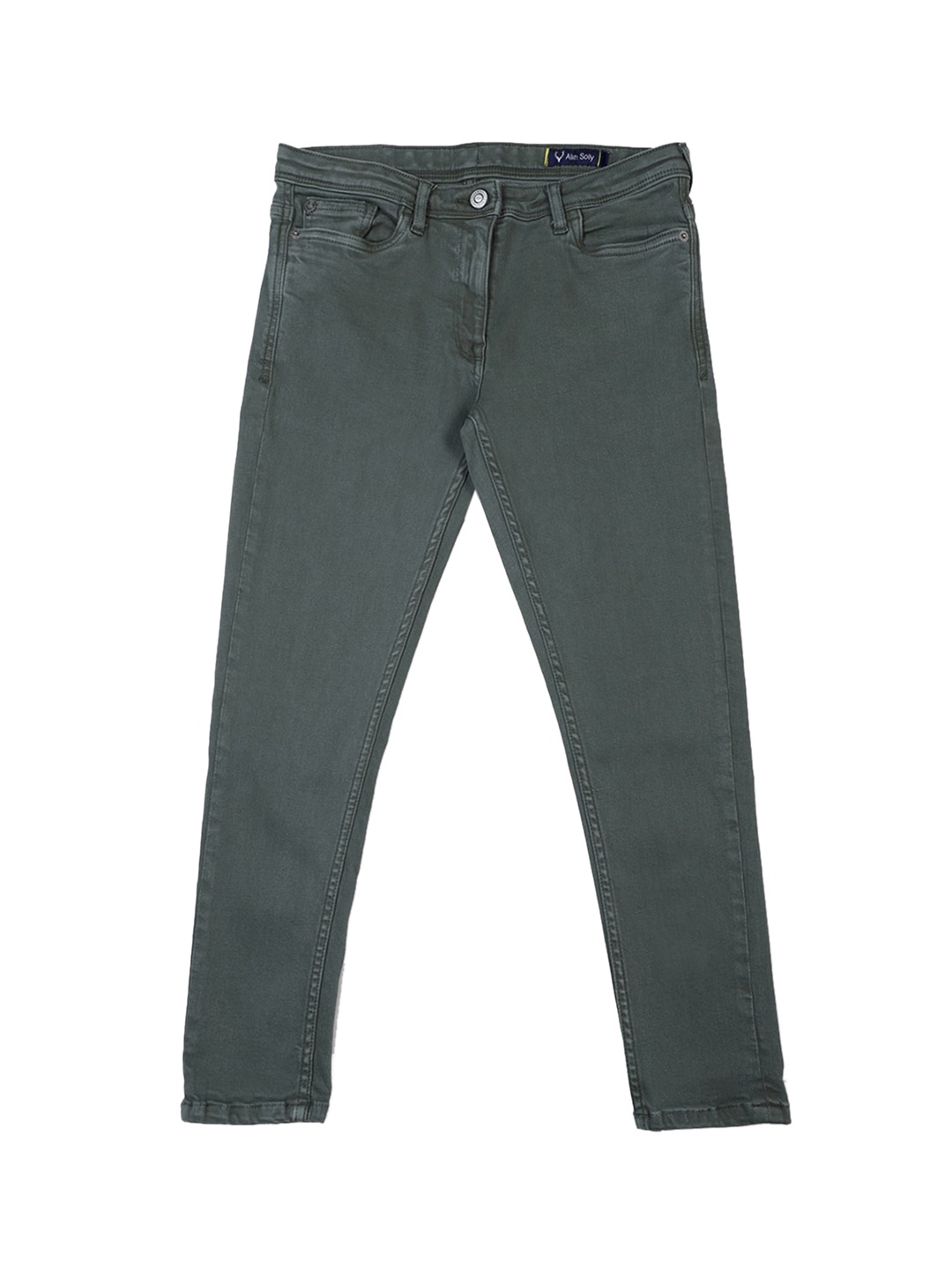 

Allen Solly Junior Girls Grey Slim Fit Low Distress Jeans