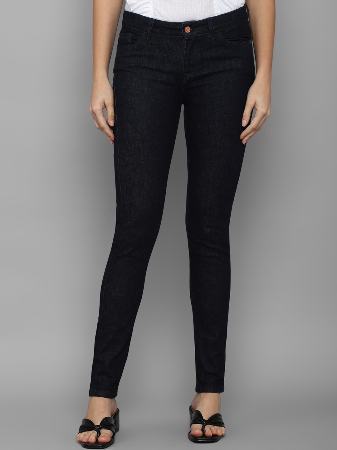 Allen Solly Woman Women Black Slim Fit Jeans