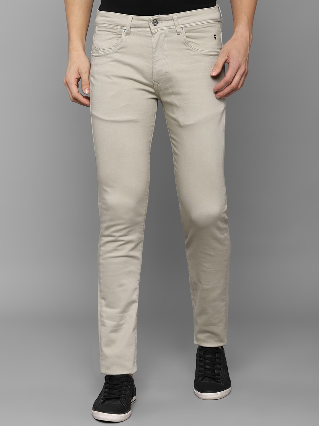 

Louis Philippe Jeans Men Beige Jeans