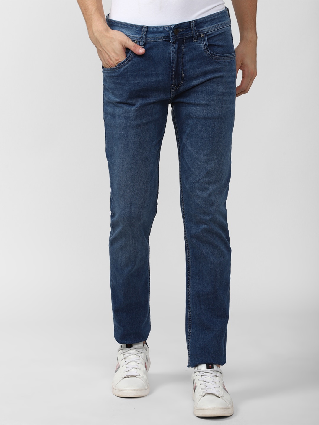 Peter England Casuals Men Navy Blue Jeans