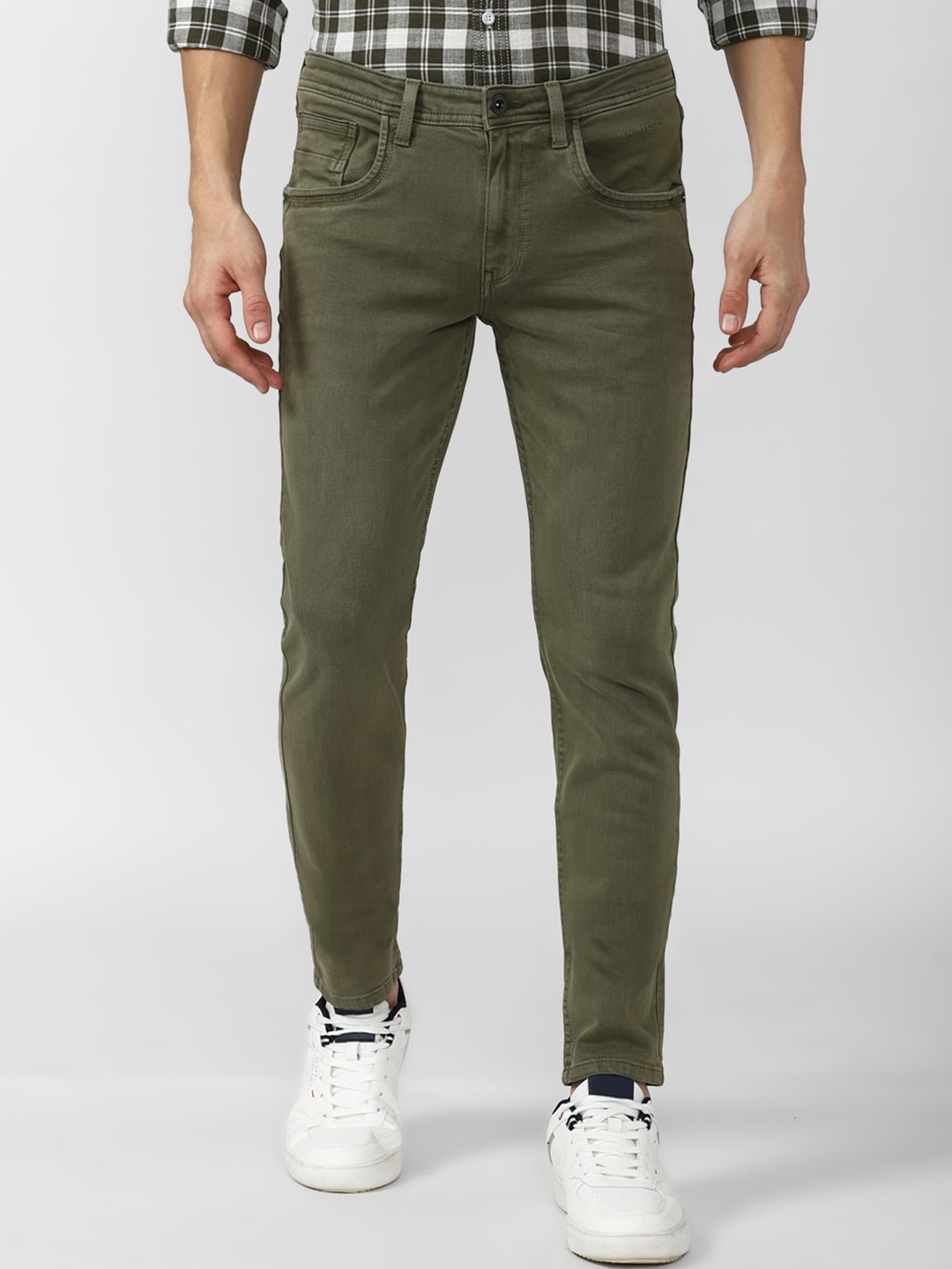 

VAN HEUSEN DENIM LABS Men Skinny Fit Jeans, Olive