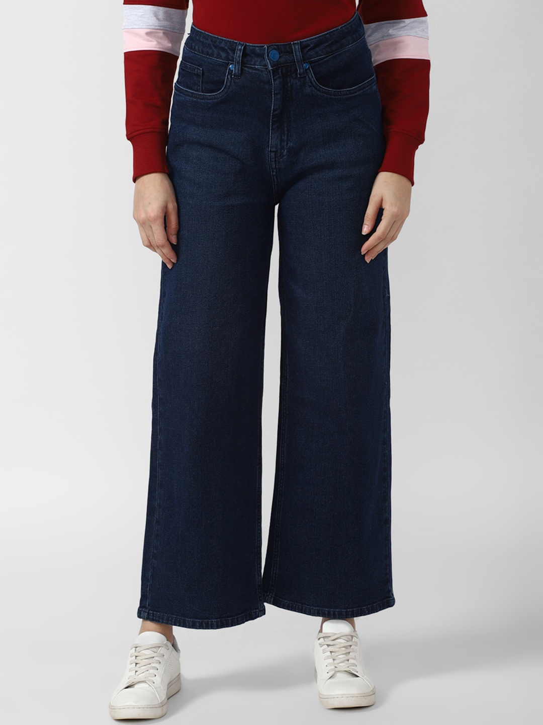 

Van Heusen Woman Women Bootcut Jeans, Navy blue