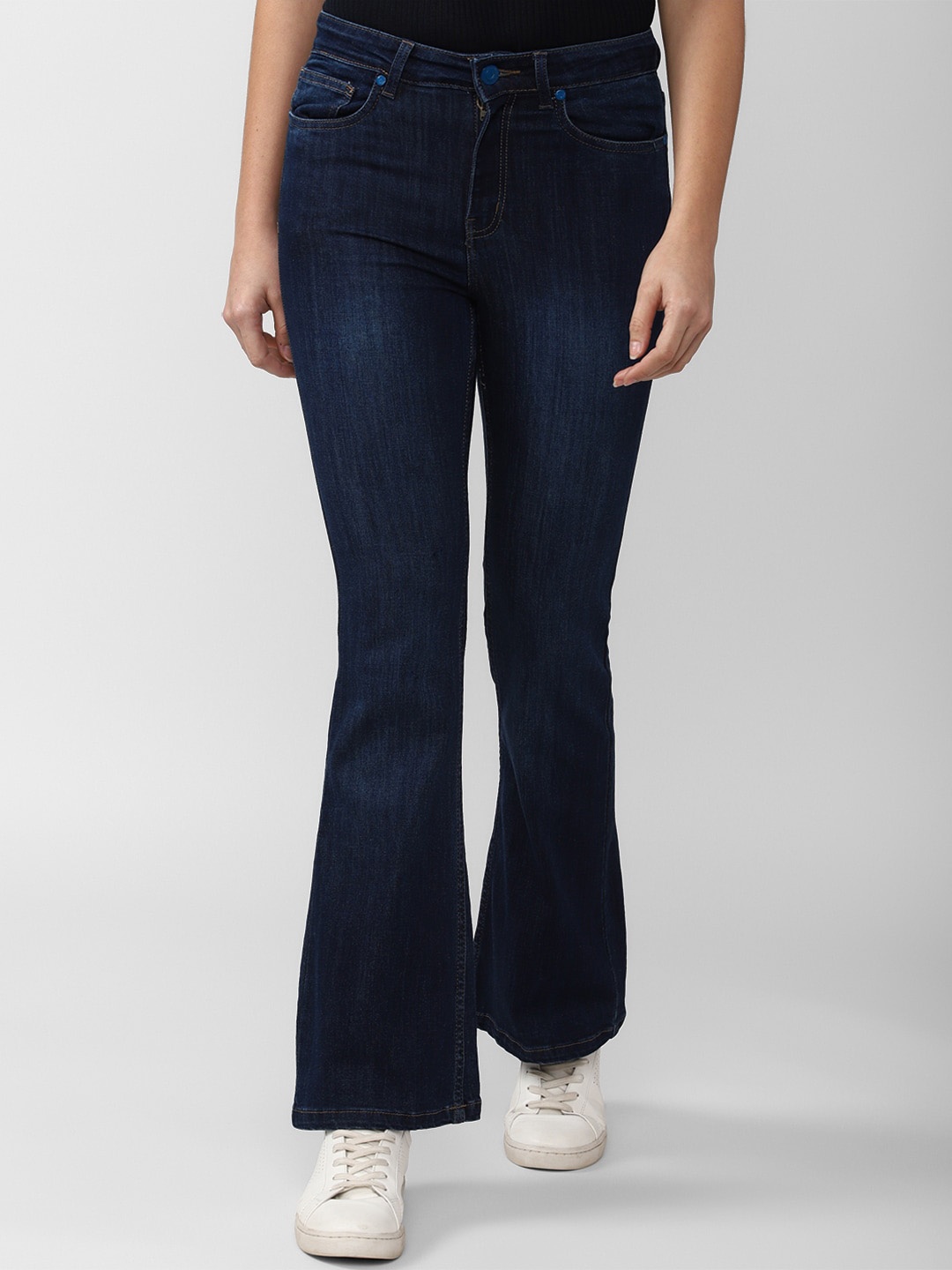 

Van Heusen Woman Women Navy Blue Bootcut Light Fade Jeans