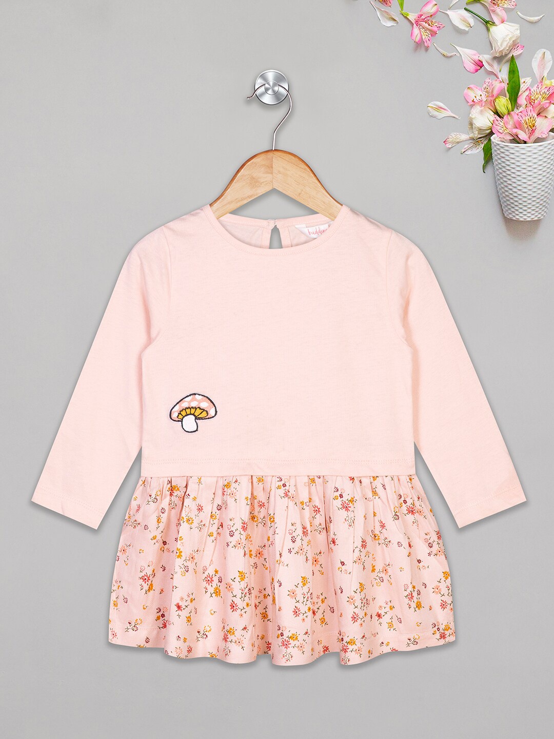

Budding Bees Pink Floral Dress